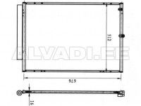 Lexus RX 2003-2009 konditsioneeri radiaator KONDITSIONEERI RADIAATOR mudelile LEXUS RX (MCU...