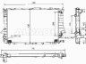 Audi 100 1990-1994 JAHUTUSRADIAATOR JAHUTUSRADIAATOR mudelile AUDI 100 (C4)+AVANT K...