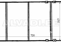 Volkswagen Passat 1988-1993 JAHUTUSRADIAATOR JAHUTUSRADIAATOR mudelile VW PASSAT, SDN+ESTATE...