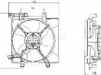 Subaru Forester 2008-2013 RADIAATORI VENTILAATOR RADIAATORI VENTILAATOR mudelile SUBARU FORESTER...