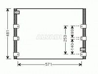 Toyota Land Cruiser 90 1995-2002 konditsioneeri radiaator KONDITSIONEERI RADIAATOR mudelile TOYOTA LAND C...