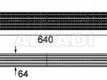 Skoda Fabia 2007-2014 ÕHURADIAATOR (INTERCOOLER) ÕHURADIAATOR (INTERCOOLER) mudelile SKODA FABIA...