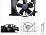 Opel Tigra 1994-2000 RADIAATORI VENTILAATOR RADIAATORI VENTILAATOR mudelile OPEL TIGRA Moot...