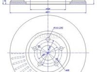 Toyota Avensis (T25) 2003-2008 PIDURIKETAS PIDURIKETAS mudelile TOYOTA AVENSIS (T25) Pidur...