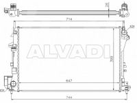 Opel Signum 2003-2008 JAHUTUSRADIAATOR JAHUTUSRADIAATOR mudelile OPEL SIGNUM Paksus: 1...