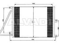 Opel Vectra (B) 1995-2003 konditsioneeri radiaator KONDITSIONEERI RADIAATOR mudelile OPEL VECTRA B...