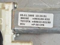 Toyota Corolla Esiukse klaasitõstuk, parem (el.)(kompl.) Varuosa kood: 69810-02150
Kere tüüp: Universaal...