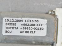 Toyota Corolla Esiukse klaasitõstuk, vasak (el.)(kompl.) Varuosa kood: 69820-02150
Kere tüüp: Universaal...