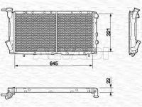 Subaru Leone (1800) 1984-1994 JAHUTUSRADIAATOR JAHUTUSRADIAATOR mudelile SUBARU LEONE (AB) Kõr...