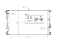Jeep Cherokee (KL) 2013-2023 JAHUTUSRADIAATOR JAHUTUSRADIAATOR mudelile Jeep CHEROKEE (KL) Mu...