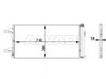 Fiat Ducato 2006-... konditsioneeri radiaator KONDITSIONEERI RADIAATOR mudelile FIAT DUCATO (...