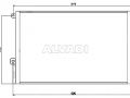 Jeep Cherokee (XJ) 1984-2001 konditsioneeri radiaator KONDITSIONEERI RADIAATOR mudelile JEEP CHEROKEE...